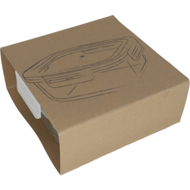 Logo trade corporate gift photo of: Food storage container ODENSE 700 ml