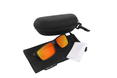 Logo trade promotional merchandise photo of: Sunglasses IRAVADI Schwarzwolf