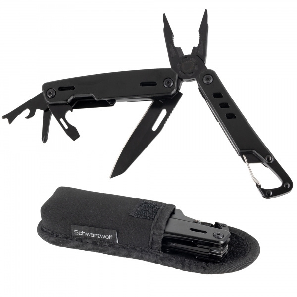Logotrade business gifts photo of: Multitool NOBLE Schwarzwolf