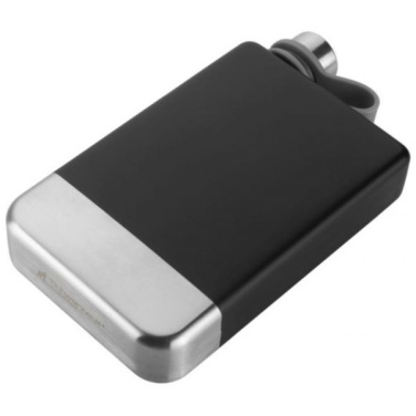 Logotrade business gift image of: Hip flask set TAHAT Schwarzwolf