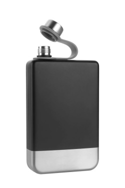 Logo trade corporate gift photo of: Hip flask HALTI Schwarzwolf