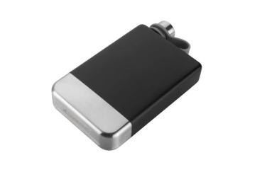 Logo trade promotional products image of: Hip flask HALTI Schwarzwolf