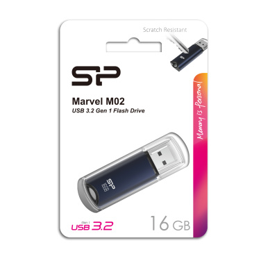 Logotrade promotional product image of: Pendrive Silicon Power Marvel - M02 3.2 16GB