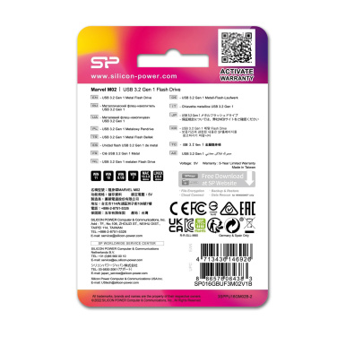 Logo trade advertising product photo of: Pendrive Silicon Power Marvel - M02 3.2 16GB