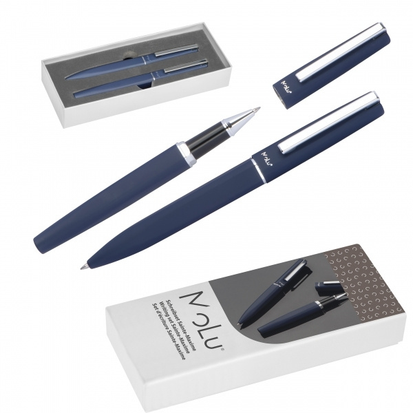 Logotrade promotional items photo of: Writing set soft touch SAINTE MAXIME MoLu