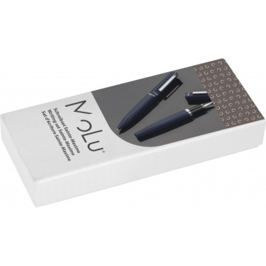 Logo trade promotional products image of: Writing set soft touch SAINTE MAXIME MoLu