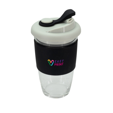Logotrade promotional merchandise photo of: Glass coffee cup 424 ml