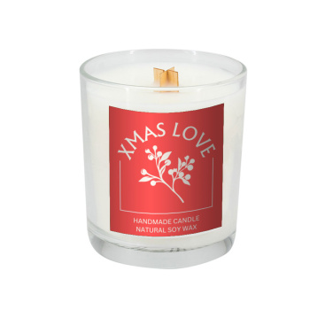 Logo trade promotional products image of: Soy candle 190g Christmas love