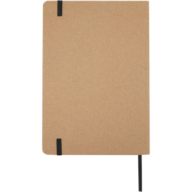 Logotrade promotional giveaway image of: Holm A5 stone paper hard cover notebook with lined pages