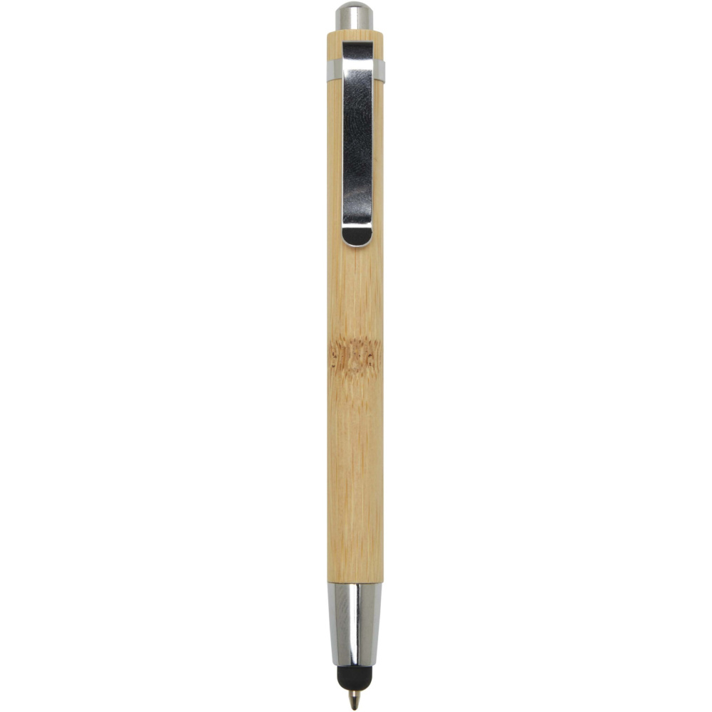 Logo trade advertising products picture of: Elm bamboo ballpoint pen