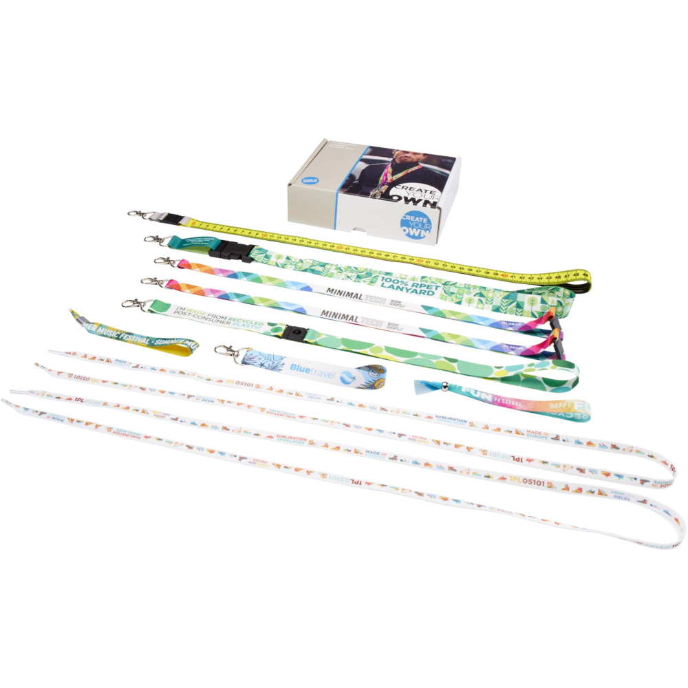 Logotrade promotional product image of: Sublimation lanyards sample box