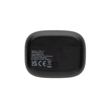 Logo trade promotional giveaways picture of: Airtune RCS recycled plastic ANC earbuds with touch screen