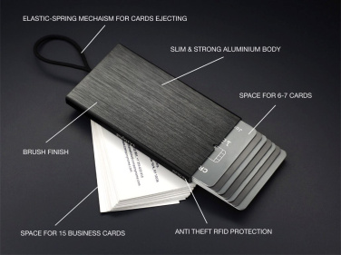 Logotrade corporate gift image of: RFID credit and business card holder 126615500