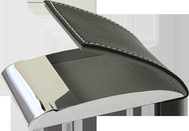 Logo trade corporate gifts image of: Business card holder 52904400