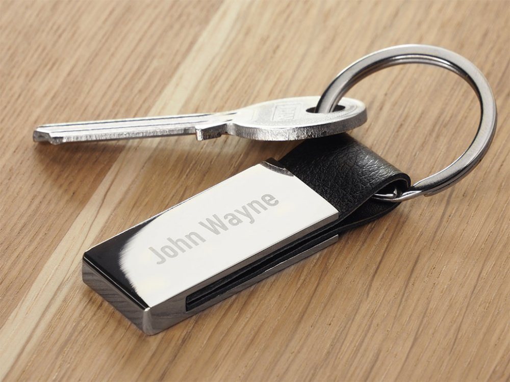 Logo trade advertising products image of: Keyring 91409500
