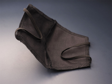 Logo trade business gifts image of: BLACK-BLACK cotton face mask 140116500