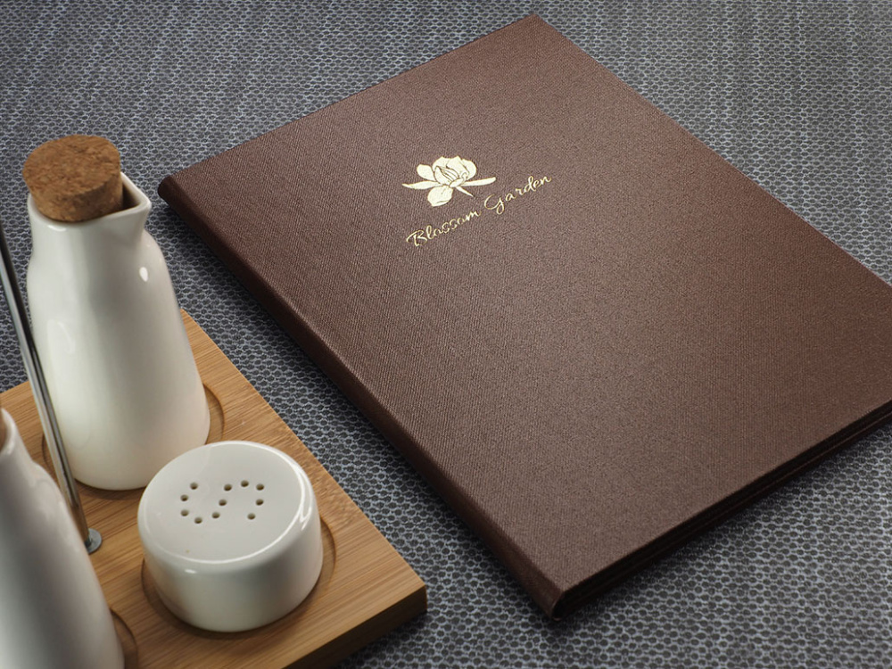Logo trade promotional gifts image of: Menu cover 1719280