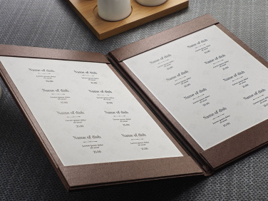 Logo trade promotional gift photo of: Menu cover 1719280