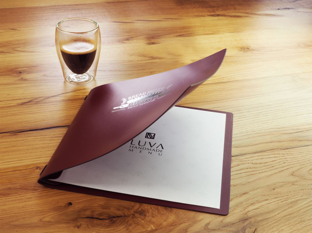 Logo trade promotional merchandise photo of: Menu cover Ambiente 1180094