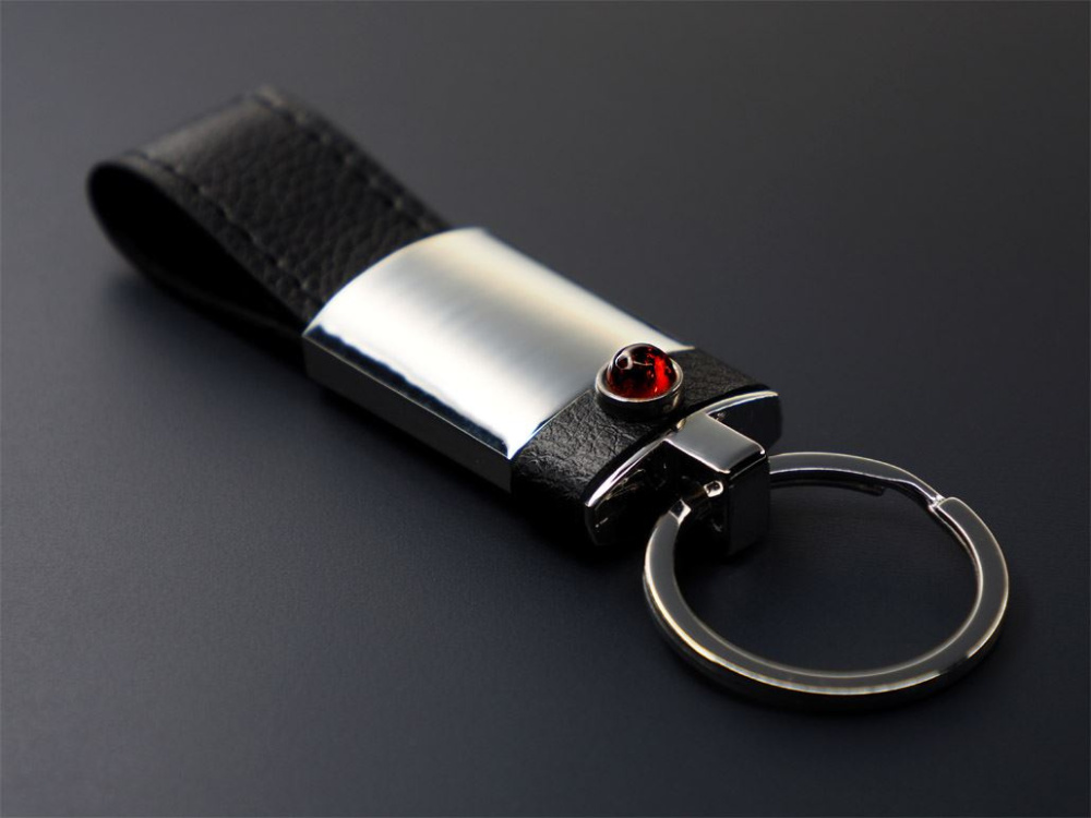 Logo trade promotional gifts picture of: Amber Keyring  1291095