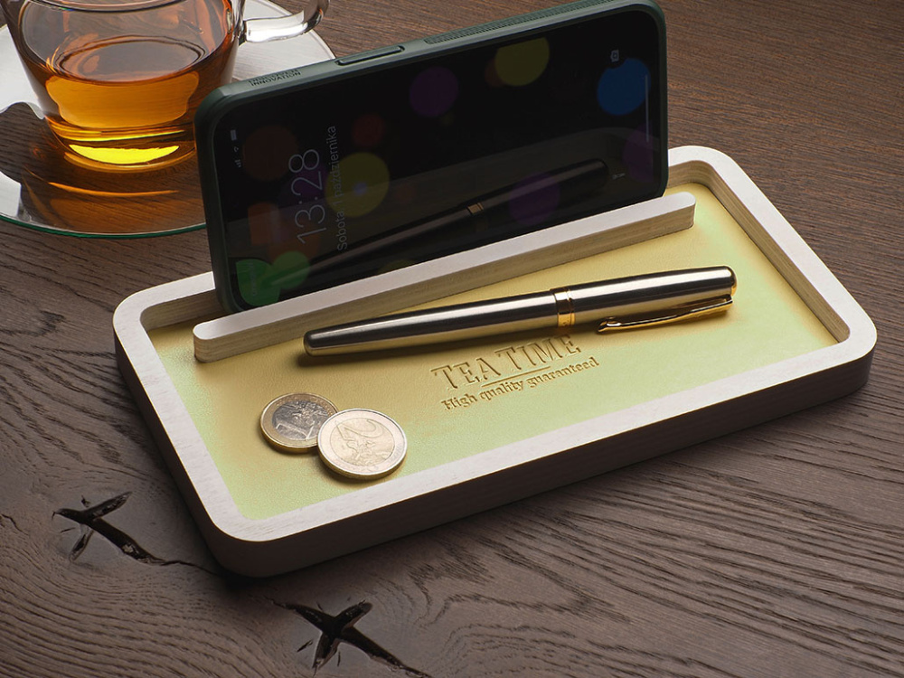 Logotrade promotional item picture of: Wooden organiser 1844121