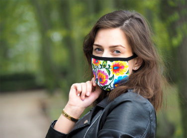 Logotrade business gift image of: MARS PRO cotton mask (size M) with pocket and HEPA filter 1380165