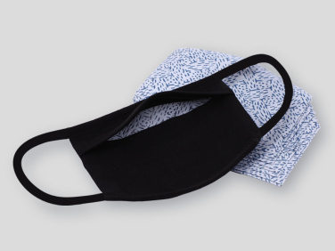 Logotrade promotional merchandise photo of: MARS PRO cotton mask (size M) with pocket and HEPA filter 1380165