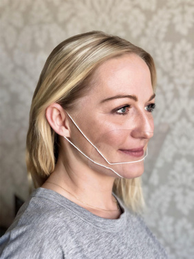 Logo trade business gift photo of: ATENA clear face shield-mask for mouth and nose 1461162