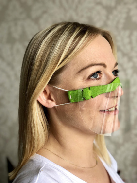 Logotrade business gift image of: HESTIA clear face shield-mask for mouth and nose 1452162