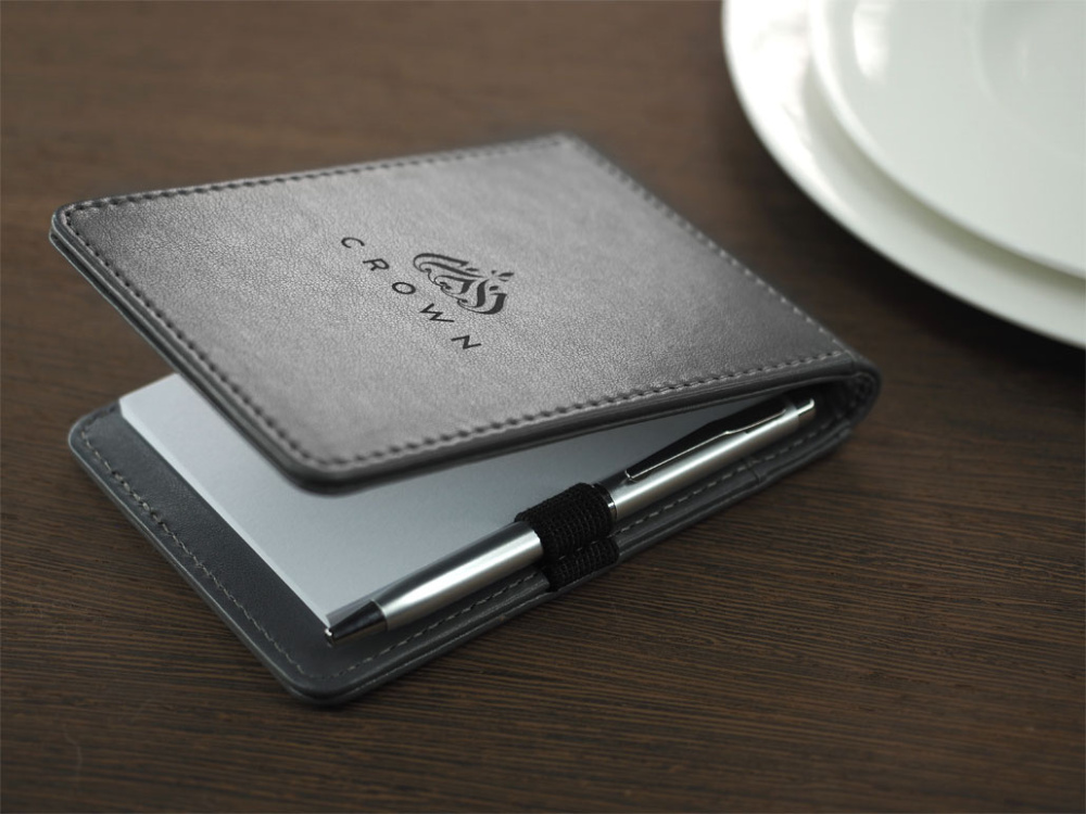 Logo trade promotional gifts image of: Waiter notepad 1102119