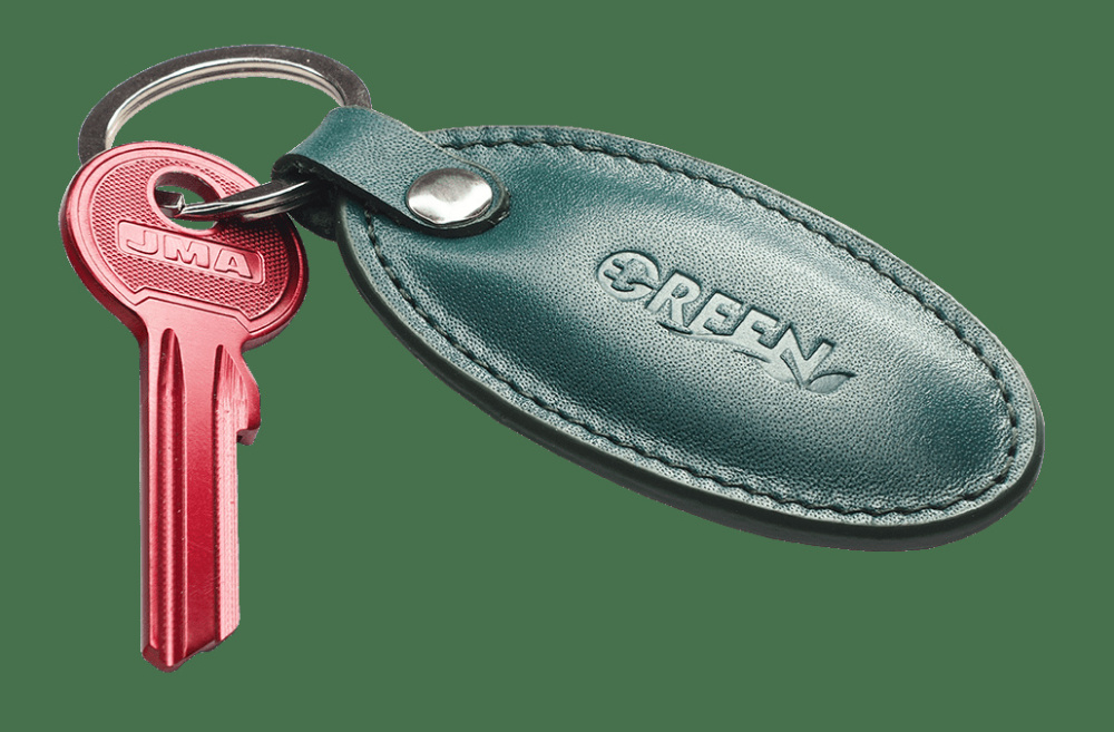 Logo trade corporate gifts image of: Keyring 560131