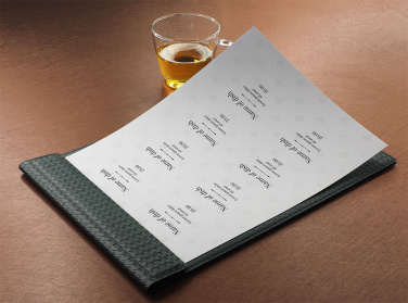Logo trade promotional merchandise photo of: Menu cover 1241239