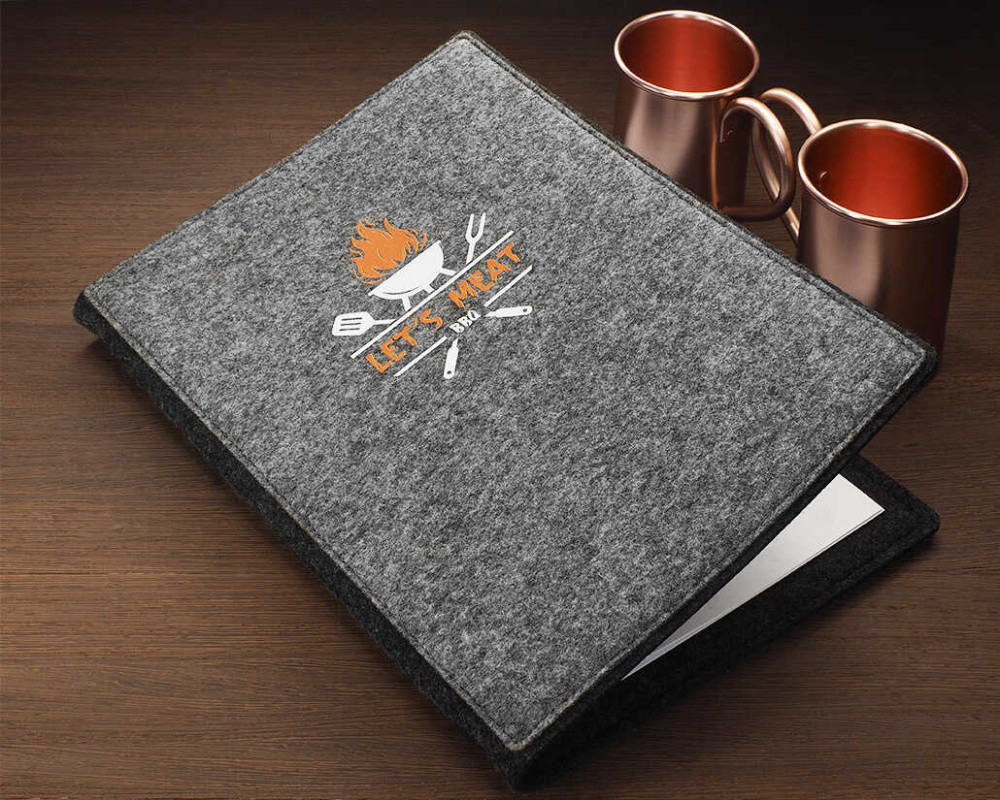 Logo trade promotional giveaways picture of: Menu cover Ambiente 1643246