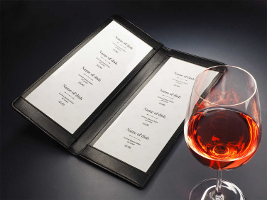 Logo trade promotional merchandise image of: Menu cover 1062270