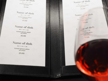 Logo trade promotional merchandise picture of: Menu cover 1062270