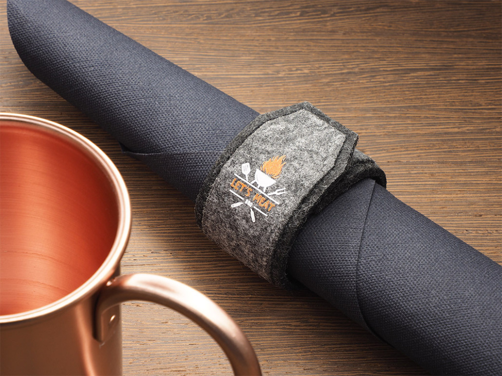 Logo trade promotional giveaways picture of: Napkin ring 1646246