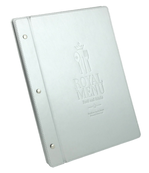Logo trade promotional giveaways image of: Menu cover 1087119