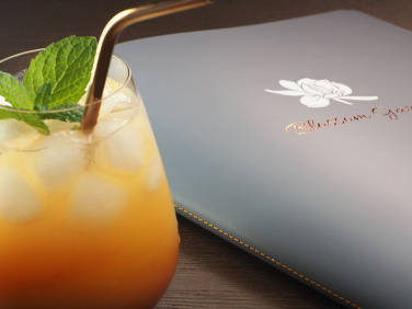 Logo trade corporate gifts image of: Menu cover 1596094