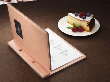 Logo trade promotional gifts picture of: Menu cover 1087281