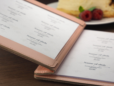 Logo trade promotional merchandise picture of: Menu cover 1087281