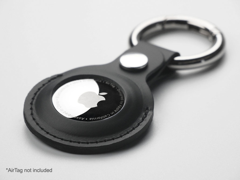 Logo trade promotional giveaways picture of: Keyring with holder for AirTag 1914094