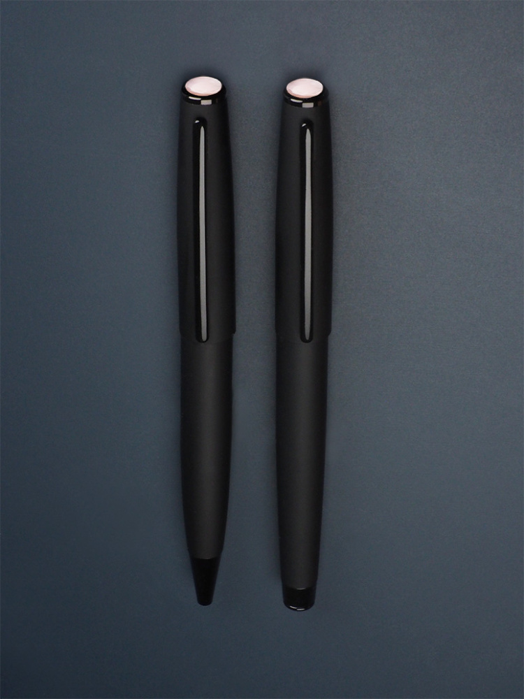 Logotrade promotional product picture of: Opal stone Pen set 1286036