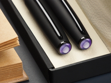 Logotrade promotional product image of: Amethyst Pen set  1288036