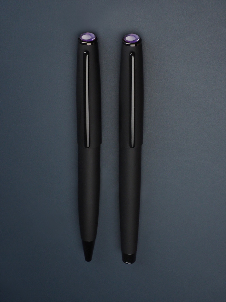 Logotrade promotional item picture of: Amethyst Pen set  1288036