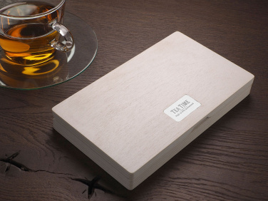 Logo trade promotional merchandise photo of: Wooden bill box 1816121