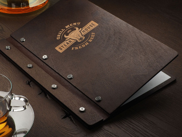 Logo trade promotional gifts image of: Menu cover 1860121