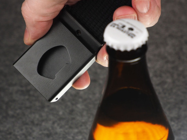 Logo trade promotional products image of: Belt with bottle opener buckle  1134122