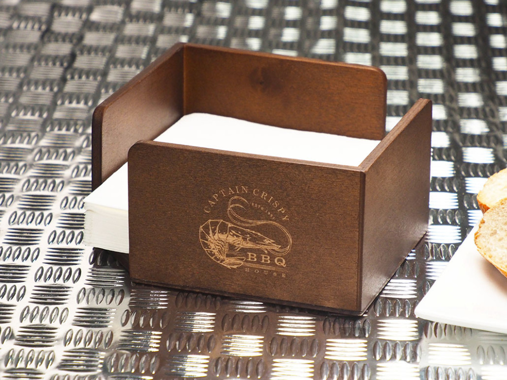 Logo trade promotional merchandise picture of: Napkin box 1957121