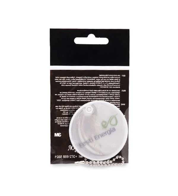 Logo trade promotional merchandise photo of: Soft reflector with your logo dia. 50 mm
