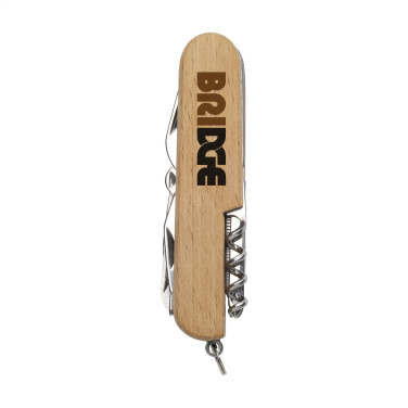 Logotrade promotional item image of: Beechwood Pocket knife